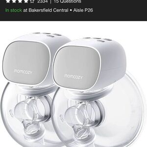 Momcozy White Breast Pump Set